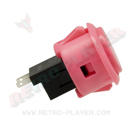 Bouton Sanwa Série RG 30 mm Rose