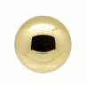 Gold metal round handle Sanwa LB-35.