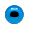 Round handle blue metal color Sanwa LB-35.