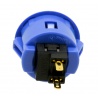 Sanwa Blue  violet button, 24 mm, clip, rear View.