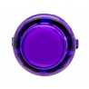 Sanwa 24 mm clear purple push button with clips. View from face.