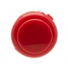 Bouton rouge Sanwa 30 mm OBSF, vue de face.