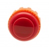 Red Sanwa button, 24 mm screw, front view.