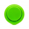 Sanwa 30 mm push button OBSF-RG Series - green. Front view.