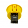 Sanwa 30 mm push button OBSF-RG Series - Yellow. back view.