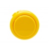 Bouton jaune Sanwa 30 mm OBSF, vue de face.