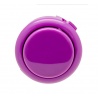 Sanwa 30 mm button. Purple color, face view.