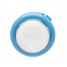 Bouton Sanwa en forme de Dôme, couleur bleue, vue de face.