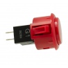 Sanwa 30 mm push button OBSF-RG Series - Red. Side view.