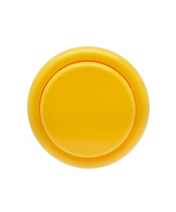 Sanwa large yellow button, 40 mm, front view.