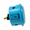 Sanwa large blue button, 40 mm, side view.