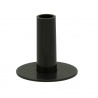 Sanwa black color dust cover for joystick. Assembled view.