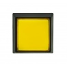 Bouton Carré Sanwa jaune lumineux