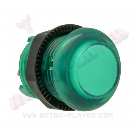 Bouton lumineux 28mm vert.