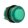 Bouton lumineux 28mm vert.