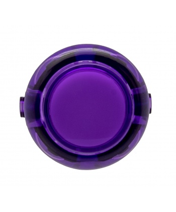 Bouton générique violet 24mm à clips. Vue de face.