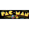 Pac-man arcade marquee black background