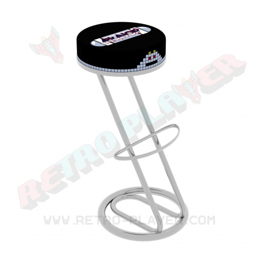 Arkanoid black arcade stool.