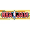 NBA Jam marquee in Plexiglas.