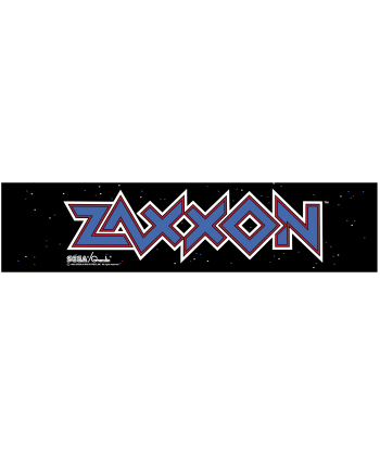 Zaxxon's plexiglas marquee.