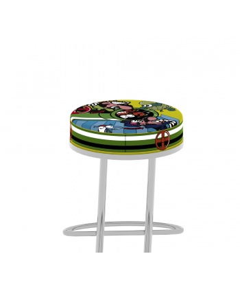 Mario Bros Stool. Back View.