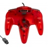 N64 controller red transparent