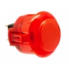 Sanwa 24mm red transparent button. View from 3/4