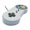 Nintendo Super Famicom controller side view.