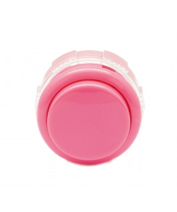 Pink Crown button SDB-202, face view.