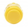 Yellow Crown Samducksa button, 24 mm, face view.