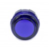 Violet Crown Samducksa button, 30 mm, translucent, front view.