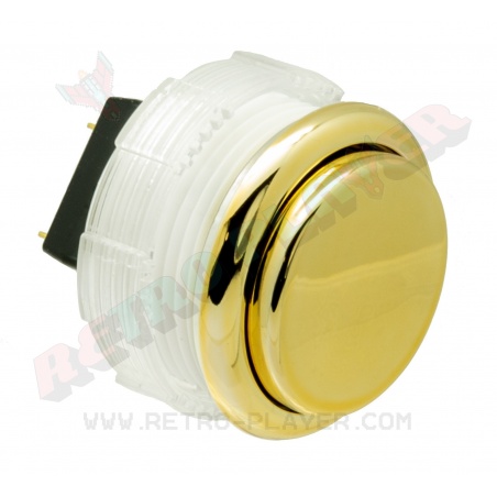 Samducksa SDB-202 gold metal color buttons, 3/4 view.