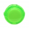 Sanwa 30mm button. Translucent Green, front view.