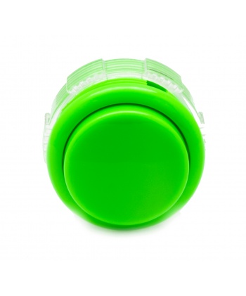 Green Crown Button 30 mm, front view.